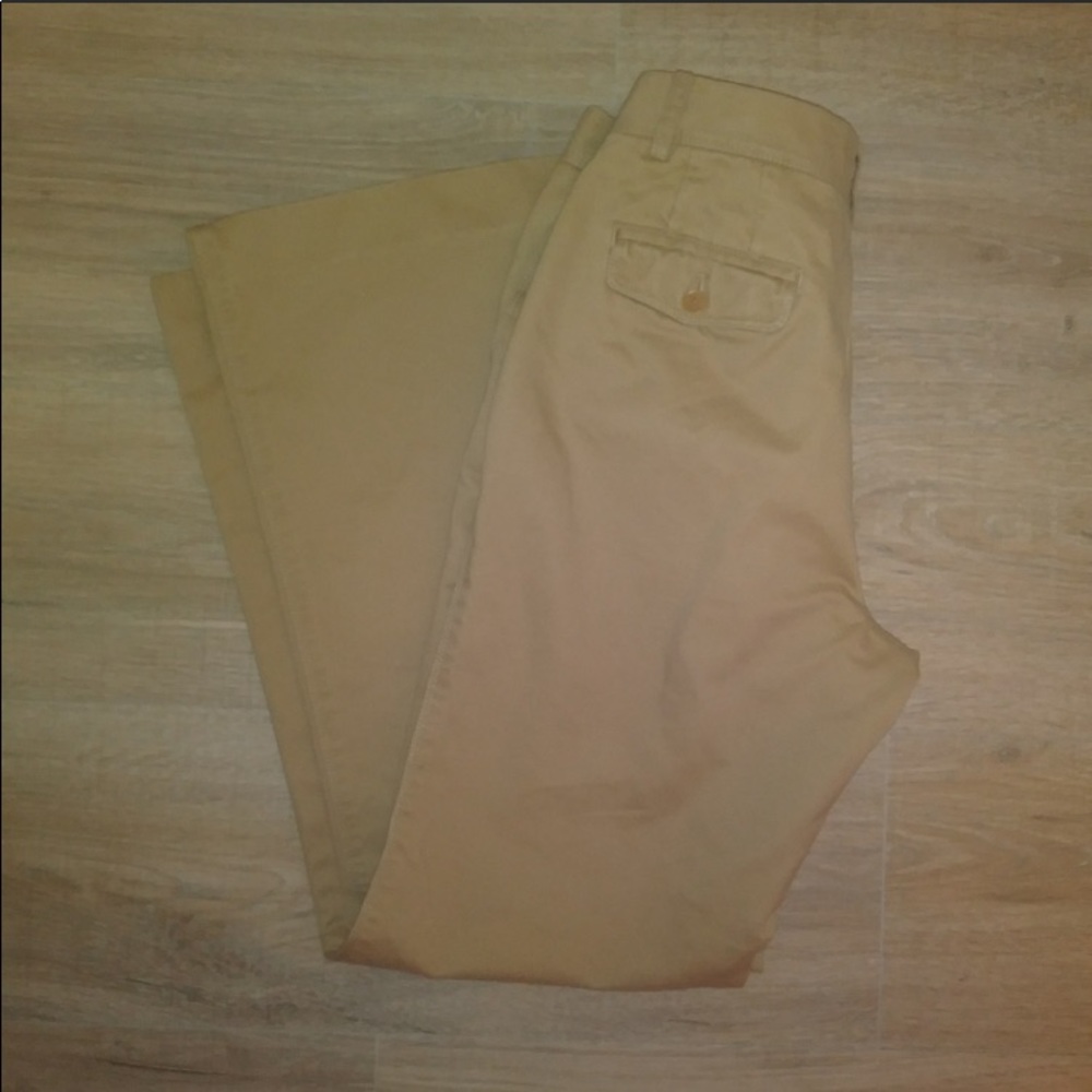 Eddie Bauer mercer fit tan pants